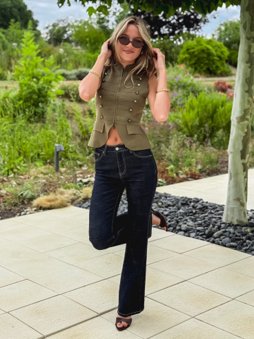 Blouse Fernanda - Kaki