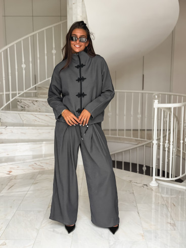 Pantalon Dalyna - Gris foncé