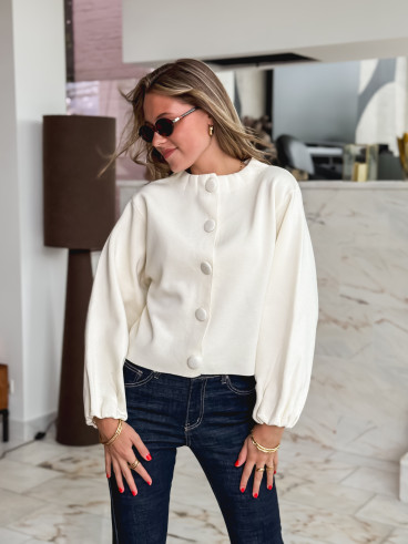 Gilet Alda - Blanc