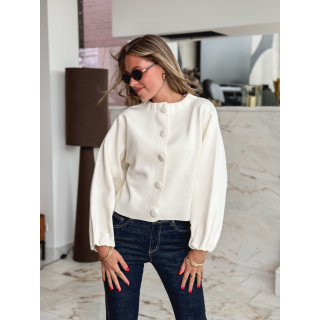 Gilet Alda - Blanc