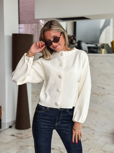 Gilet Alda - Blanc