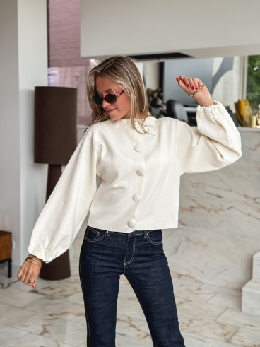 Gilet Alda - Blanc