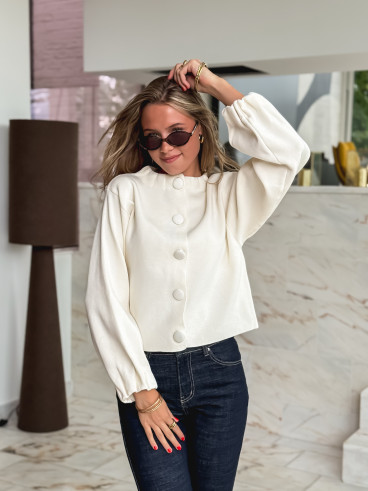 Gilet Alda - Blanc