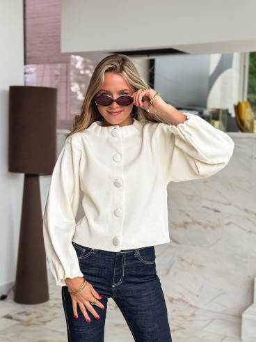 Gilet Alda - Blanc