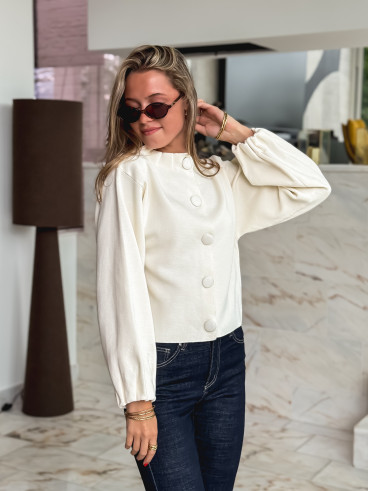 Gilet Alda - Blanc
