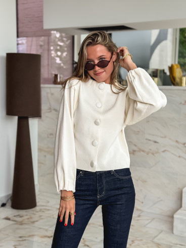 Gilet Alda - Blanc