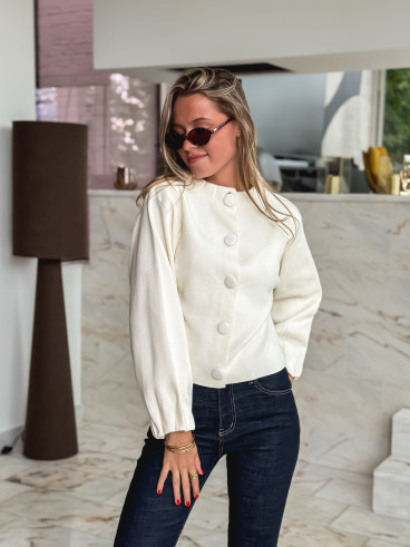 Gilet Alda - Blanc