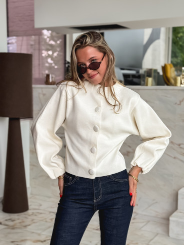 Gilet Alda - Blanc