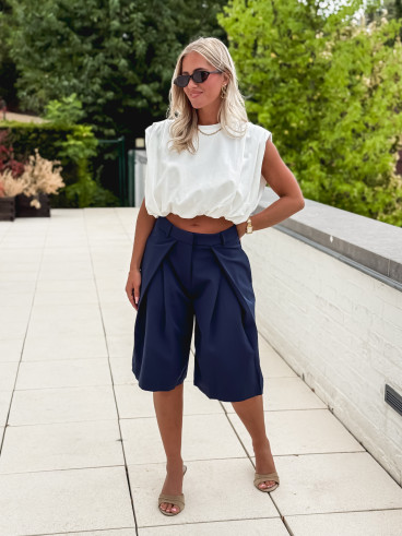 Crop top Lou - Blanc Crop top Lou - Blanc