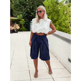 Crop top Lou - Blanc