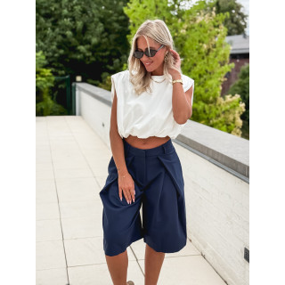 Crop top Lou - Blanc