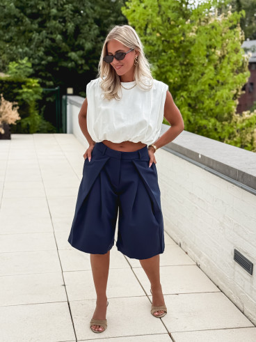 Crop top Lou - Blanc Crop top Lou - Blanc