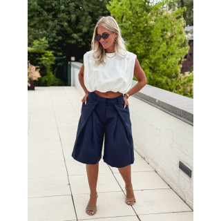 Crop top Lou - Blanc