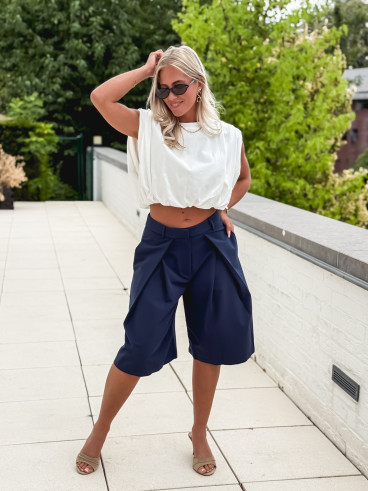 Crop top Lou - Blanc Crop top Lou - Blanc