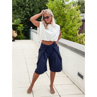 Crop top Lou - Blanc