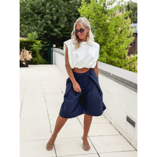 Crop top Lou - Blanc