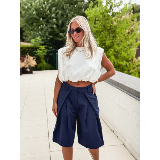 Crop top Lou - Blanc