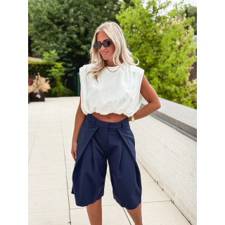 Crop top Lou - Blanc