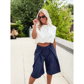 Crop top Lou - Blanc