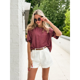 Blouse Mélaine - Bordeaux