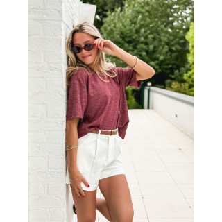 Blouse Mélaine - Bordeaux