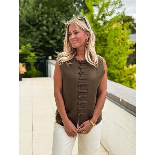 Gilet sans manches Kiana - Kaki
