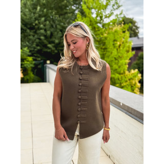 Gilet sans manches Kiana - Kaki