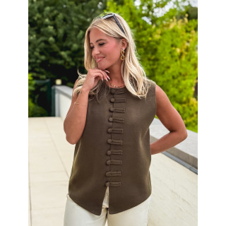 Gilet sans manches Kiana - Kaki