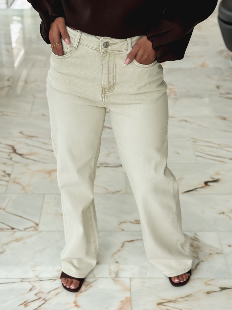 Jeans Naleïa - Beige Jeans Naleïa - Beige