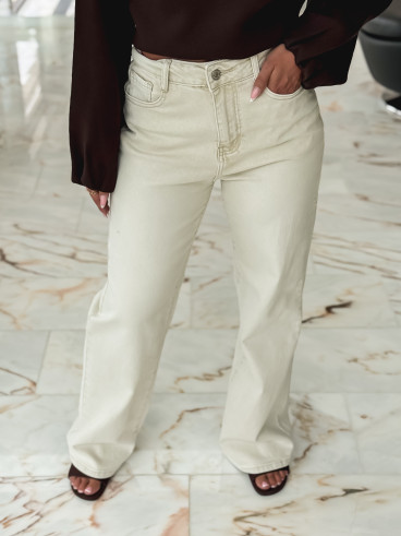 Jeans Naleïa - Beige Jeans Naleïa - Beige