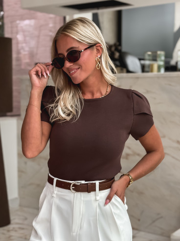 Blouse Rosmary - Chocolat