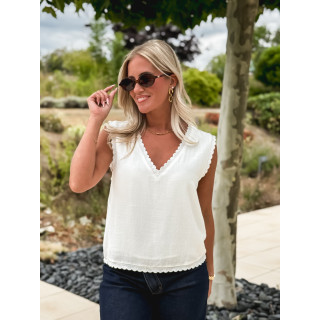 Blouse Clara - Blanc