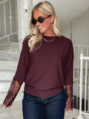 Pull Isidora - Bordeaux