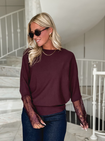 Pull Isidora - Bordeaux