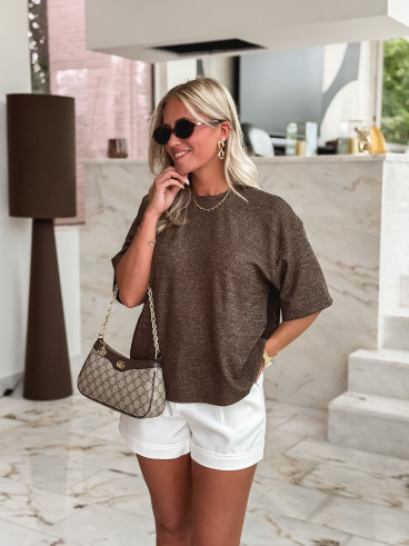 Blouse Mélaine - chocolat