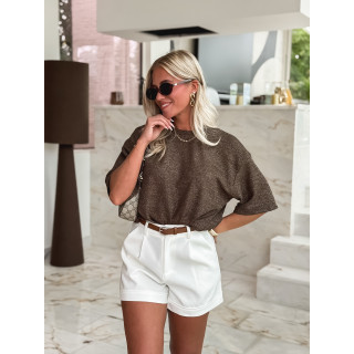 Blouse Mélaine - chocolat