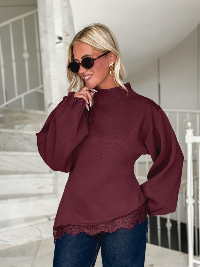 Pull Béryl - Bordeaux