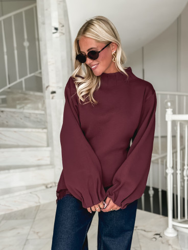 Pull Béryl - Bordeaux