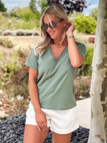 Blouse Auréliane - Kaki