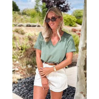 Blouse Auréliane - Kaki