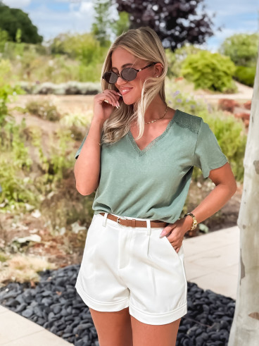 Blouse Auréliane - Kaki