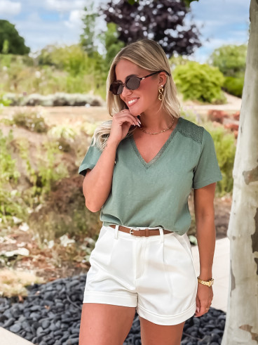 Blouse Auréliane - Kaki