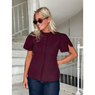 Blouse Lucine - Bordeaux