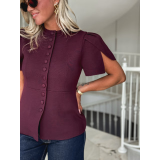 Blouse Lucine - Bordeaux