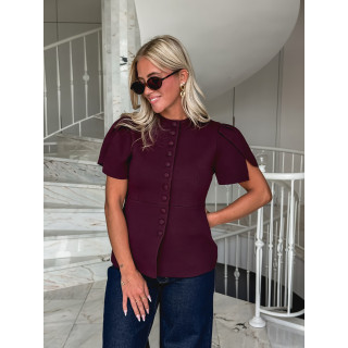 Blouse Lucine - Bordeaux