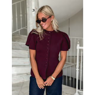 Blouse Lucine - Bordeaux