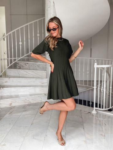 Robe courte Scarlett - Kaki