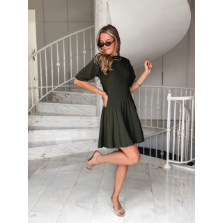 Robe courte Scarlett - Kaki