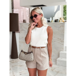 Blouse sans manches Larissa - Beige