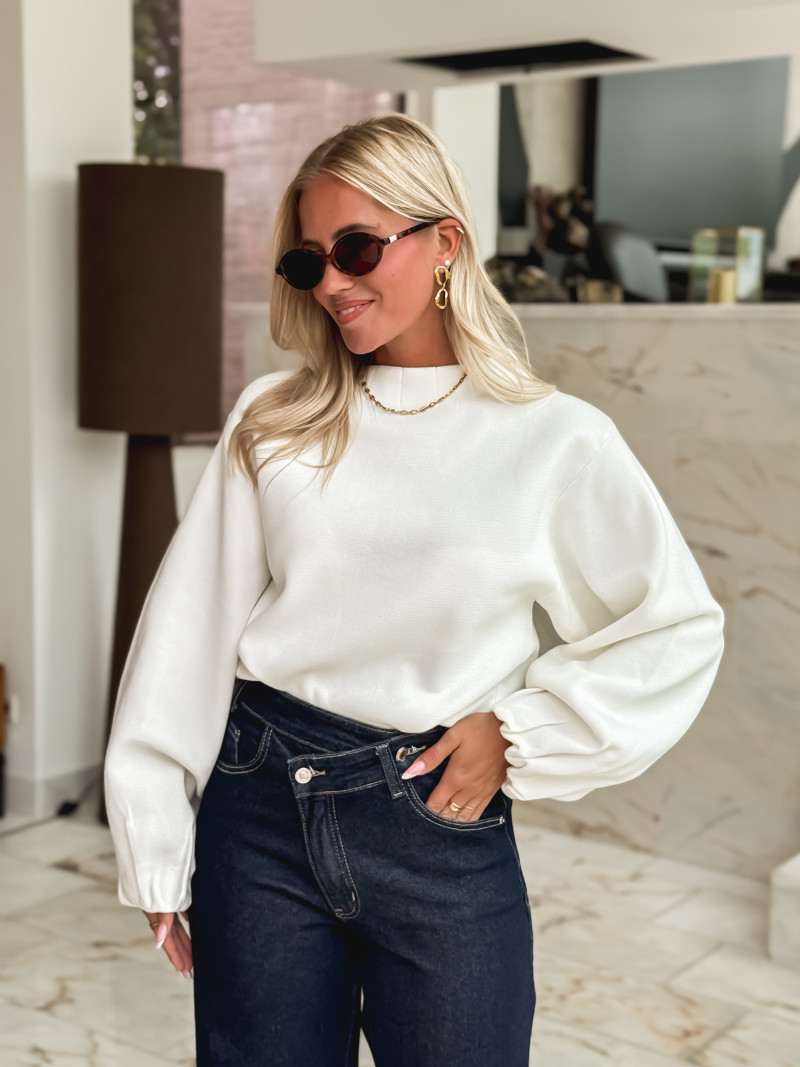 Pull Nassera - Blanc